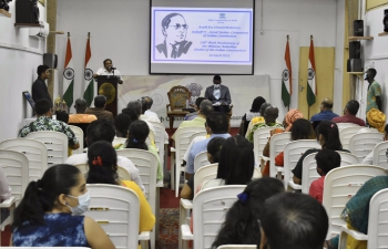 India@75 - Social Justice : Cornerstone of Indian Constitution organized on the birth anniversary of Dr. Bhim Rao Ambedkar